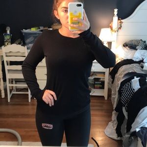 black long sleeve shirt